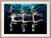 Water Aerobics I Framed Art Print