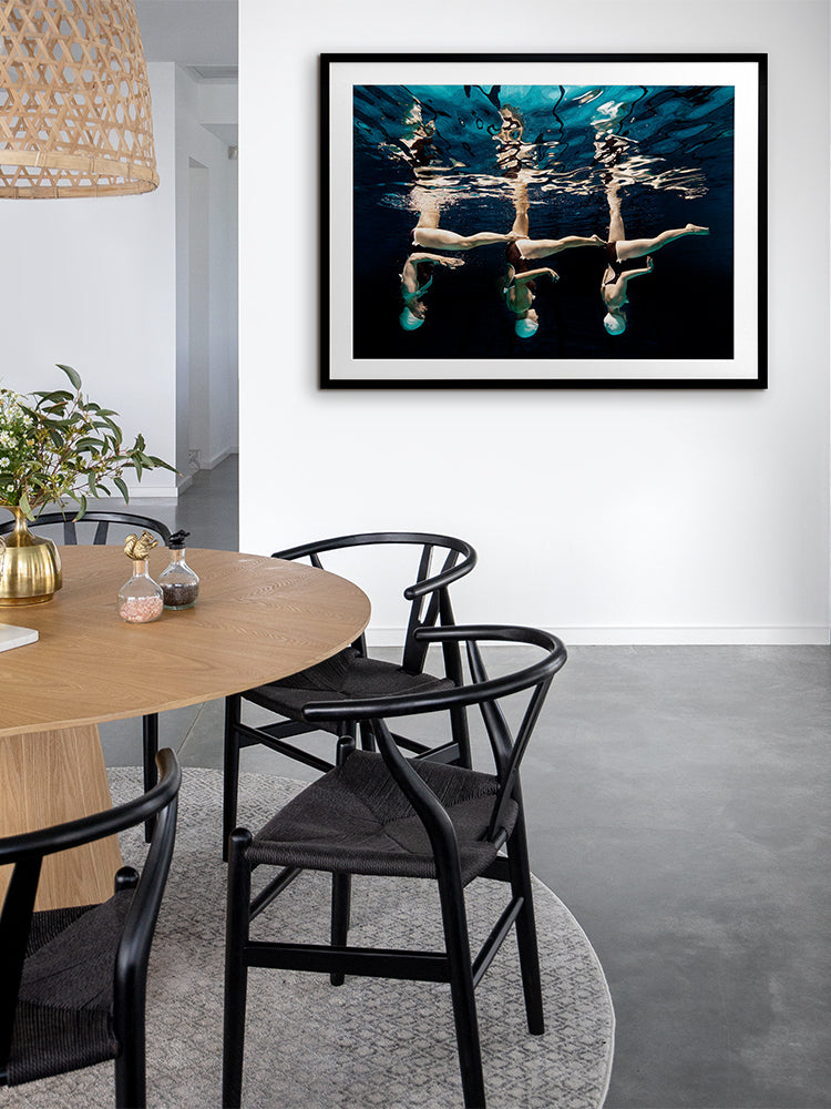 Water Aerobics I Framed Art Print | Lifestyle