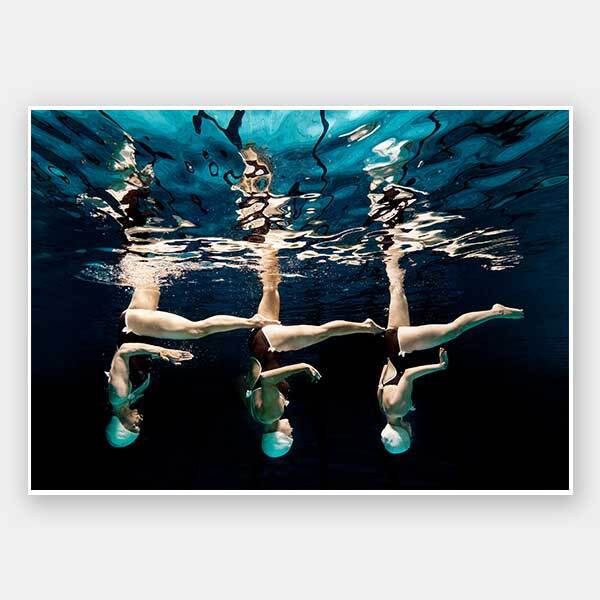 Water Aerobics I Unframed Art Print