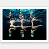Water Aerobics I Unframed Art Print