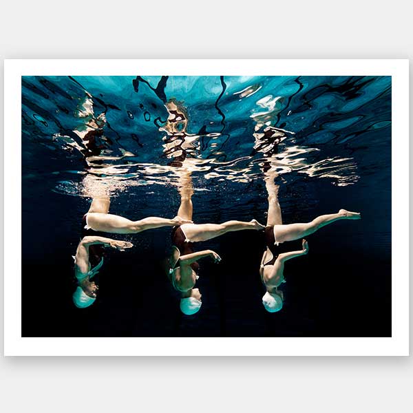 Water Aerobics I Unframed Art Print