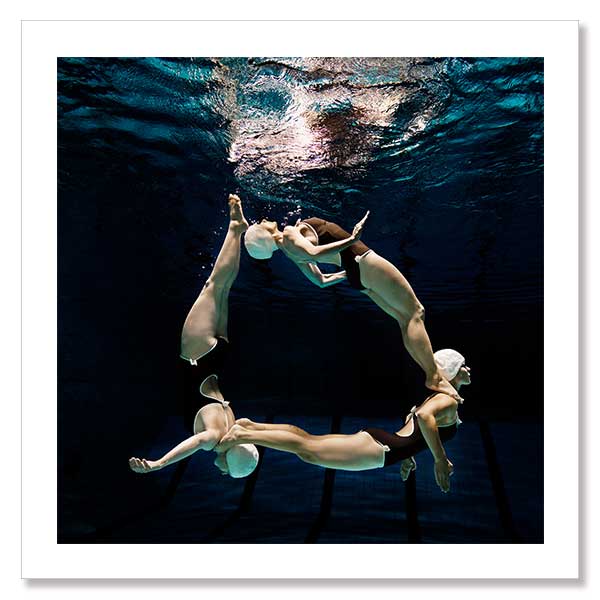 Water Aerobics II Unframed Art Print