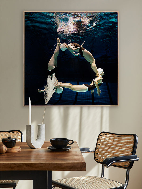 Water Aerobics II Canvas Art Print | Lifestyle