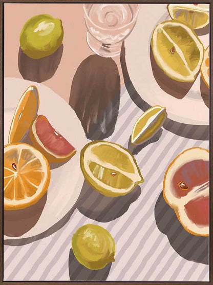 Citrus Fusion Canvas Art Print