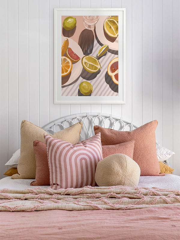 Citrus Fusion Framed Art Print | Lifestyle