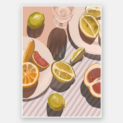 Citrus Fusion Unframed Art Print