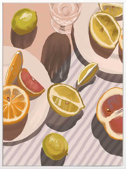 Citrus Fusion Canvas Art Print