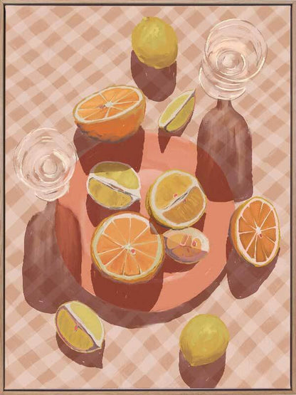 Slice of Orange Canvas Art Print