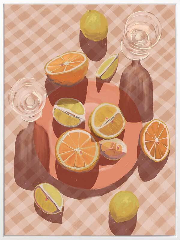 Slice of Orange Canvas Art Print