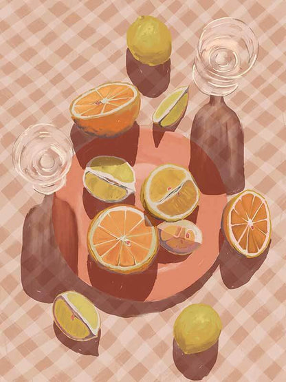 Slice of Orange Canvas Art Print