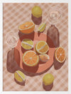 Slice of Orange Framed Art Print