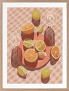 Slice of Orange Framed Art Print