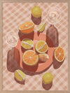Slice of Orange Framed Art Print
