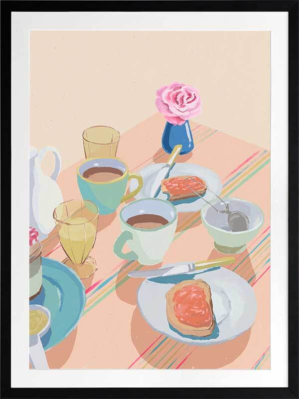 Coffee & Marmalade Framed Art Print