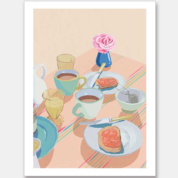 Coffee & Marmalade Unframed Art Print