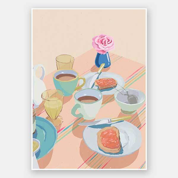 Coffee & Marmalade Unframed Art Print