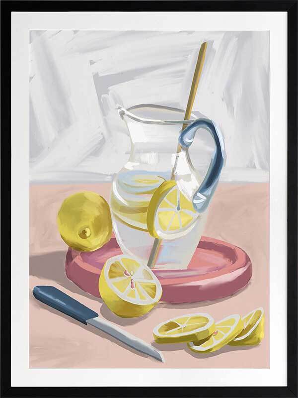 Life & Lemonade Framed Art Print