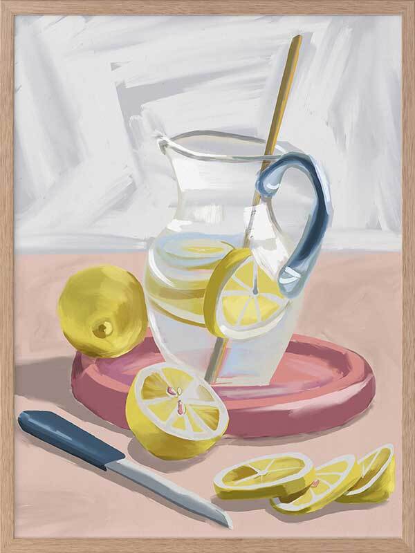 Life & Lemonade Framed Art Print