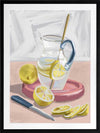 Life & Lemonade Framed Art Print