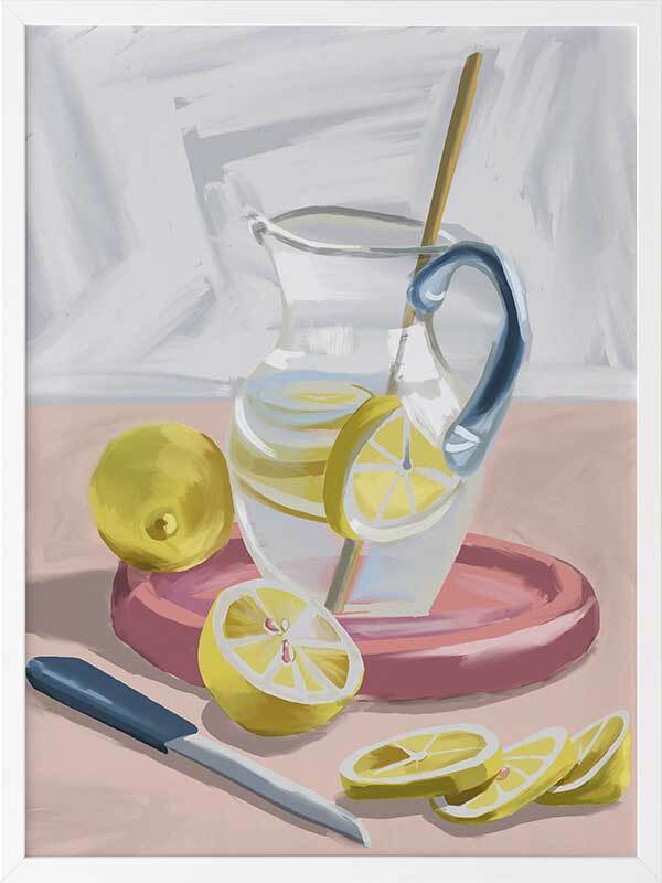Life & Lemonade Framed Art Print