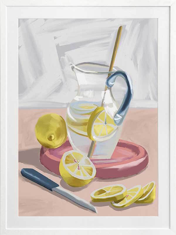 Life & Lemonade Framed Art Print