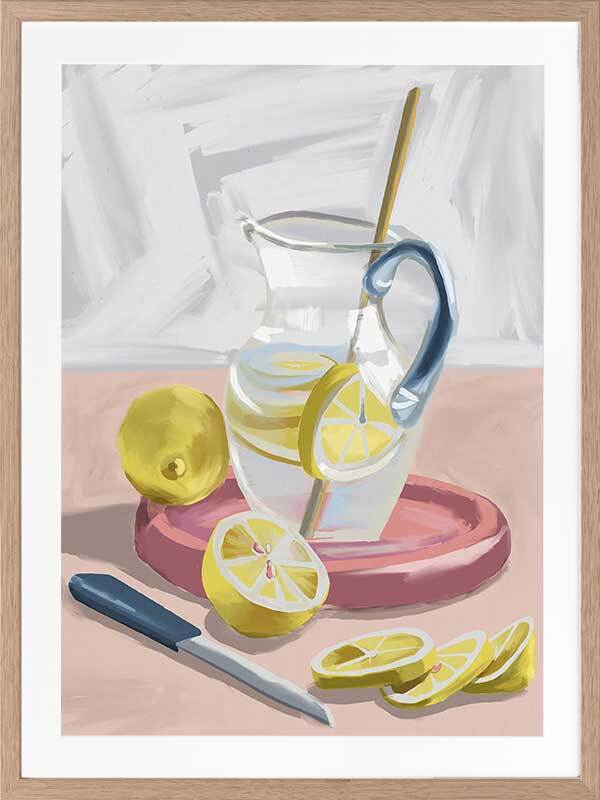 Life & Lemonade Framed Art Print