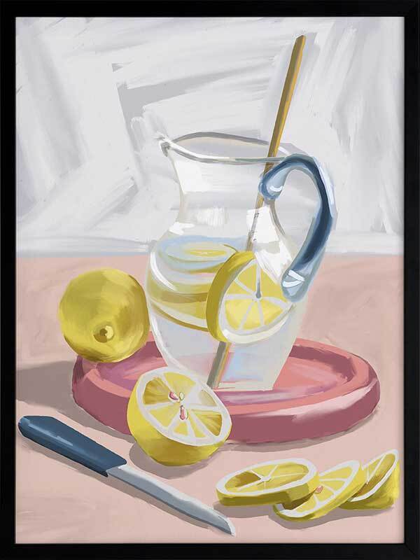 Life & Lemonade Framed Art Print