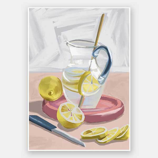 Life & Lemonade Unframed Art Print