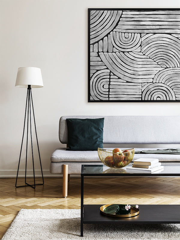 Mazy Thoughts Canvas Art Print | Lifestyle