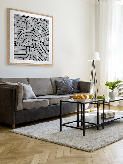 Arching Echoes Framed Art Print | Lifestyle