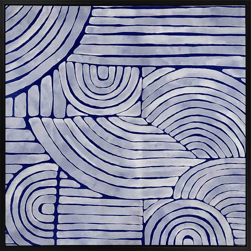 Mazy Thoughts II Canvas Art Print