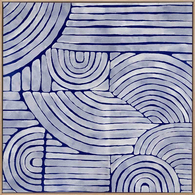 Mazy Thoughts II Canvas Art Print