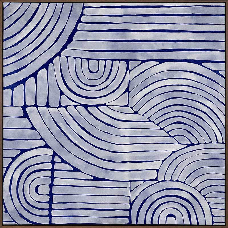 Mazy Thoughts II Canvas Art Print