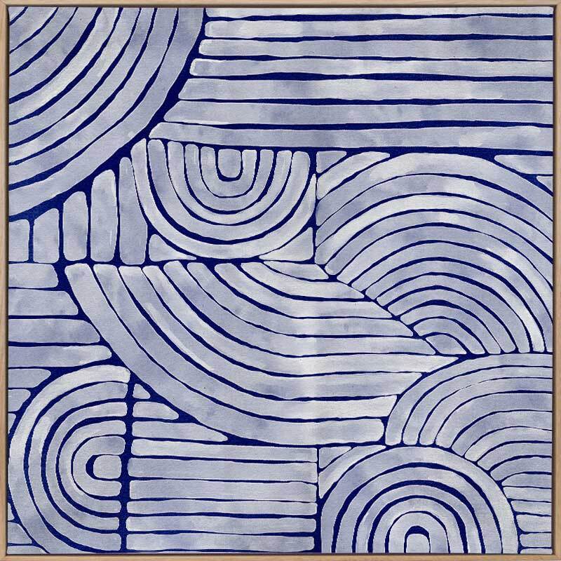 Mazy Thoughts II Canvas Art Print