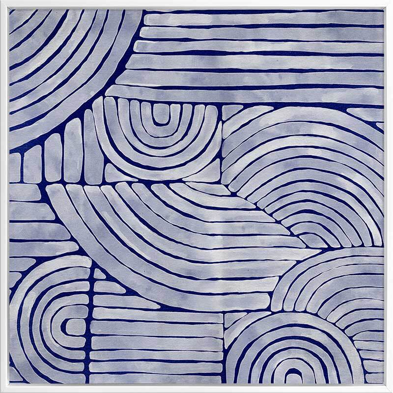 Mazy Thoughts II Canvas Art Print