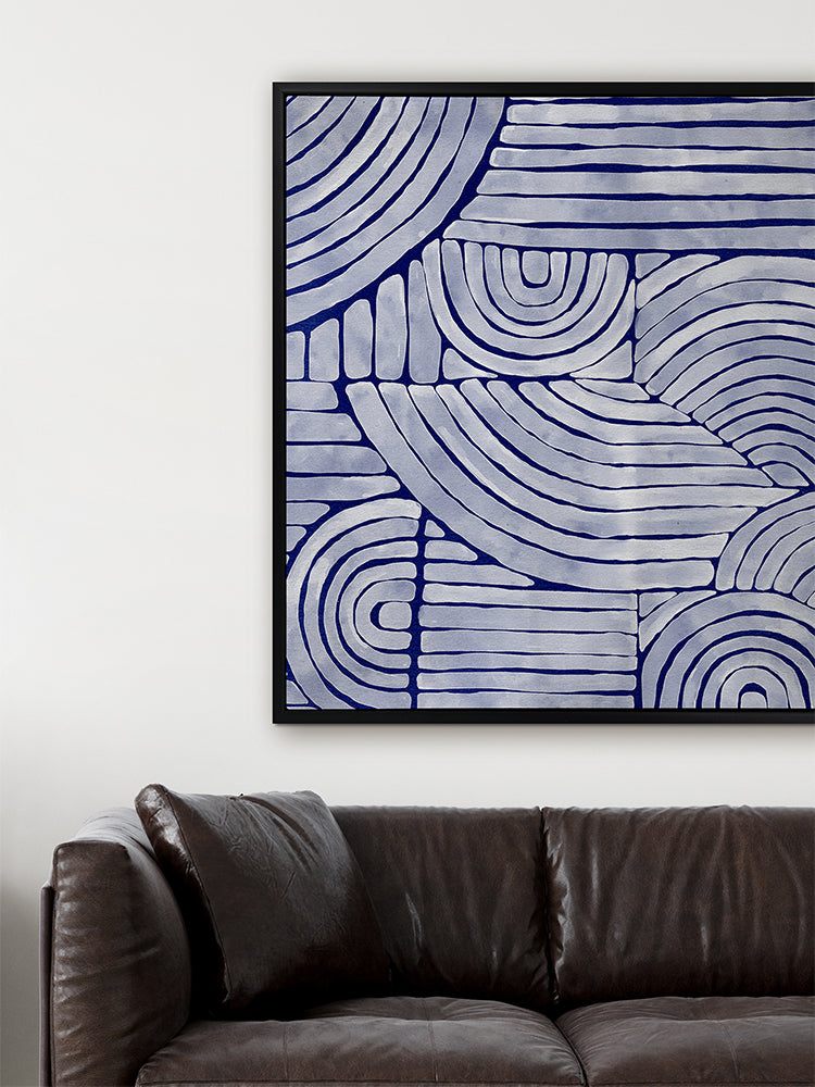 Mazy Thoughts II Canvas Art Print | Lifestyle