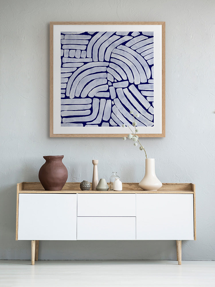 Arching Echoes II Framed Art Print | Lifestyle