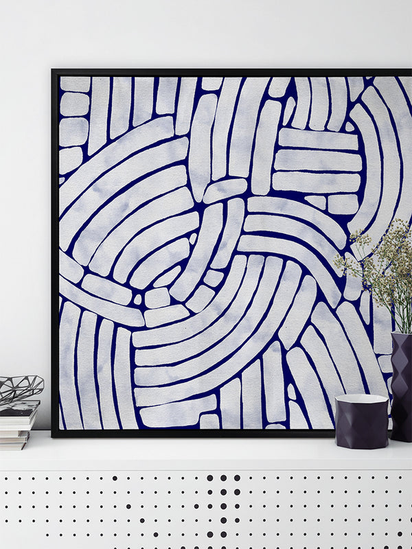 Stone Path II Canvas Art Print | Lifestyle