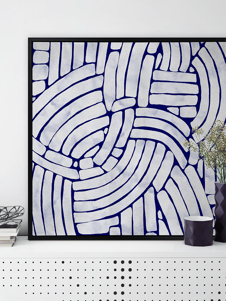 Stone Path II Canvas Art Print | Lifestyle