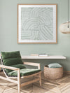 Arching Echoes III Framed Art Print | Lifestyle