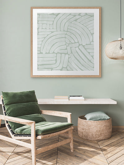 Arching Echoes III Framed Art Print | Lifestyle