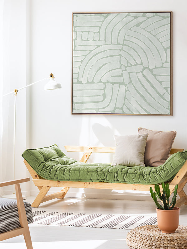 Arching Echoes III Canvas Art Print | Lifestyle