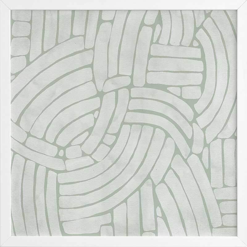 Stone Path III Framed Art Print