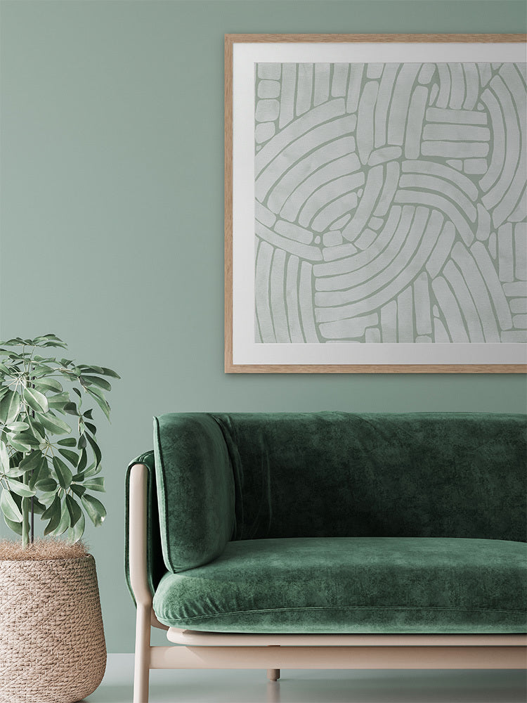 Stone Path III Framed Art Print | Lifestyle