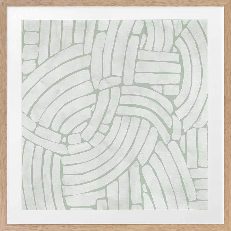 Stone Path III Framed Art Print