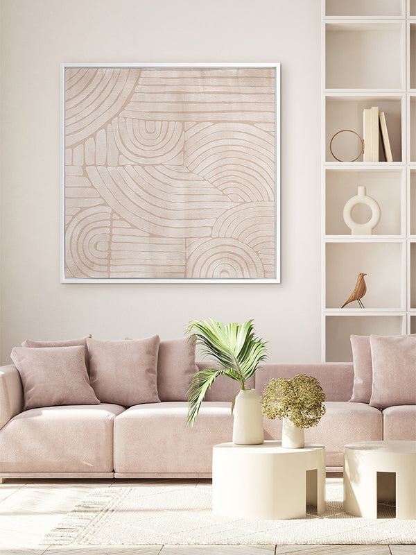 Mazy Thoughts IV Canvas Art Print | Lifestyle