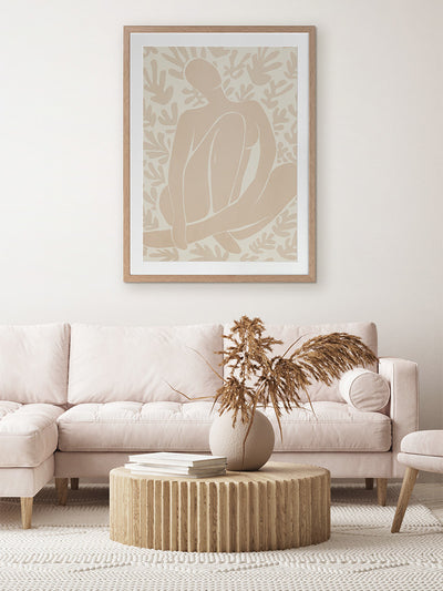 Wholeness IV Framed Art Print | Lifestyle