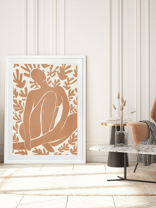 Wholeness V Framed Art Print | Lifestyle