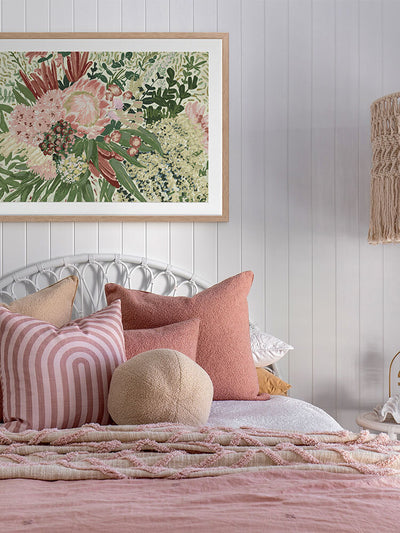 Telopea II Framed Art Print | Lifestyle