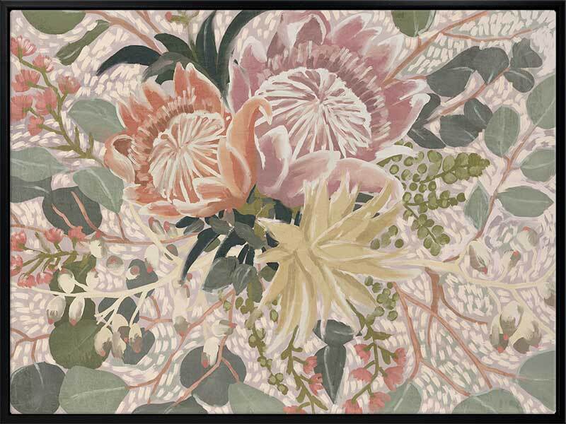 Floral Blush I Canvas Art Print